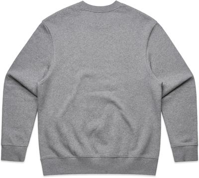 Am image of a Custom AS Colour Mens Heavy Crewneck in Athletic Heather!