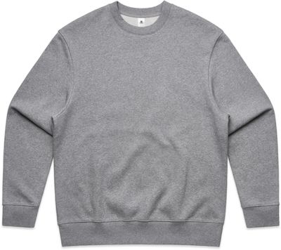 Am image of a Custom AS Colour Mens Heavy Crewneck in Athletic Heather!