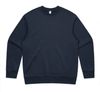 Am image of a Custom AS Colour Mens Heavy Crewneck in Midnight Blue!