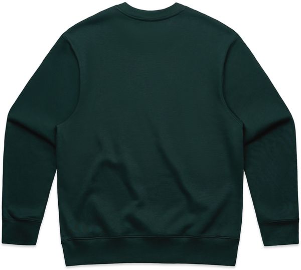 Am image of a Custom AS Colour Mens Heavy Crewneck in Pine Green!