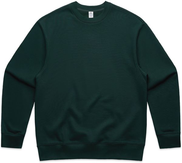 Am image of a Custom AS Colour Mens Heavy Crewneck in Pine Green!