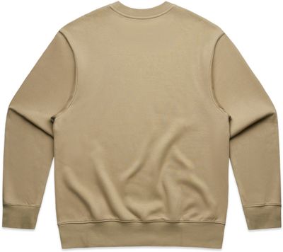 Am image of a Custom AS Colour Mens Heavy Crewneck in Sand!
