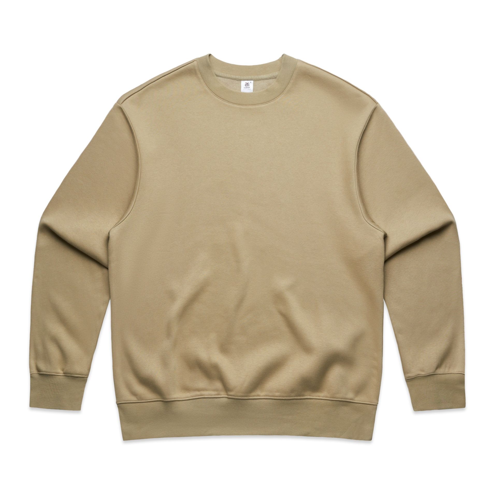 AS Colour Mens Heavy Crewneck in Sand