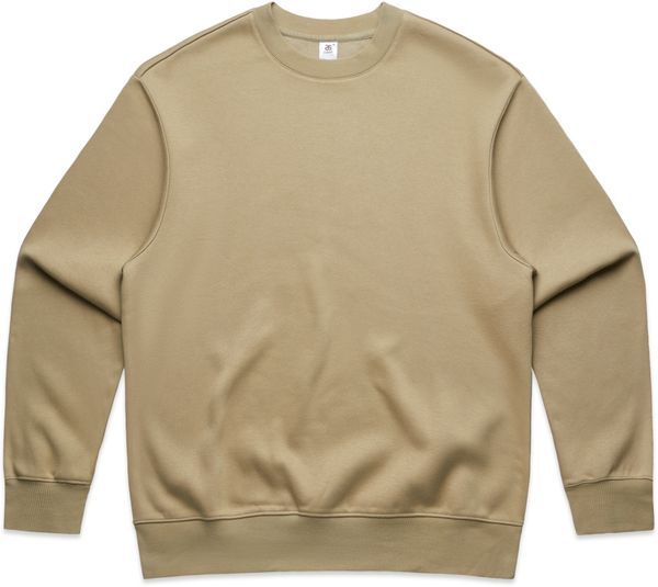 Am image of a Custom AS Colour Mens Heavy Crewneck in Sand!