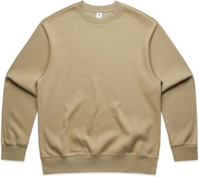 Am image of a Custom AS Colour Mens Heavy Crewneck in Sand!