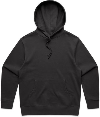 Am image of a Custom AS Colour Mens Heavy Hoodie in Coal!