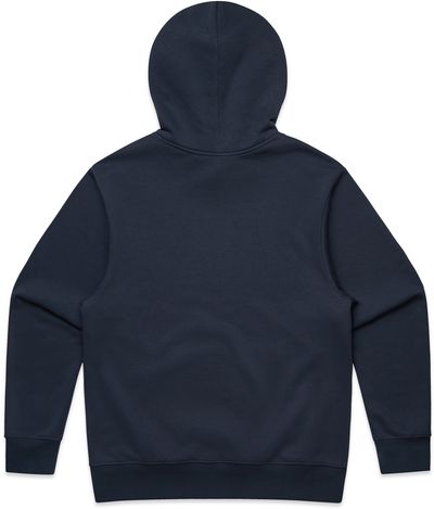 Am image of a Custom AS Colour Mens Heavy Hoodie in Midnight Blue!