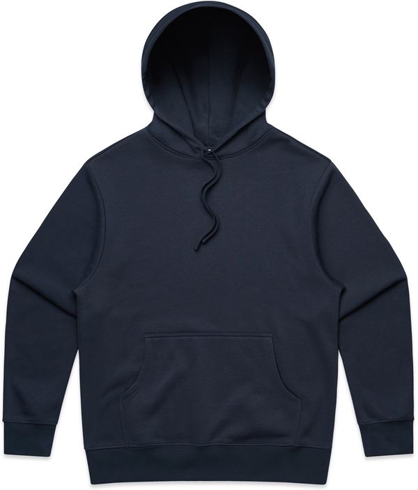 Am image of a Custom AS Colour Mens Heavy Hoodie in Midnight Blue!