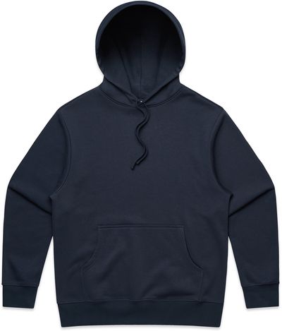 Am image of a Custom AS Colour Mens Heavy Hoodie in Midnight Blue!