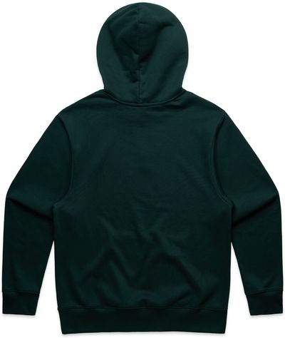 Am image of a Custom AS Colour Mens Heavy Hoodie in Pine Green!
