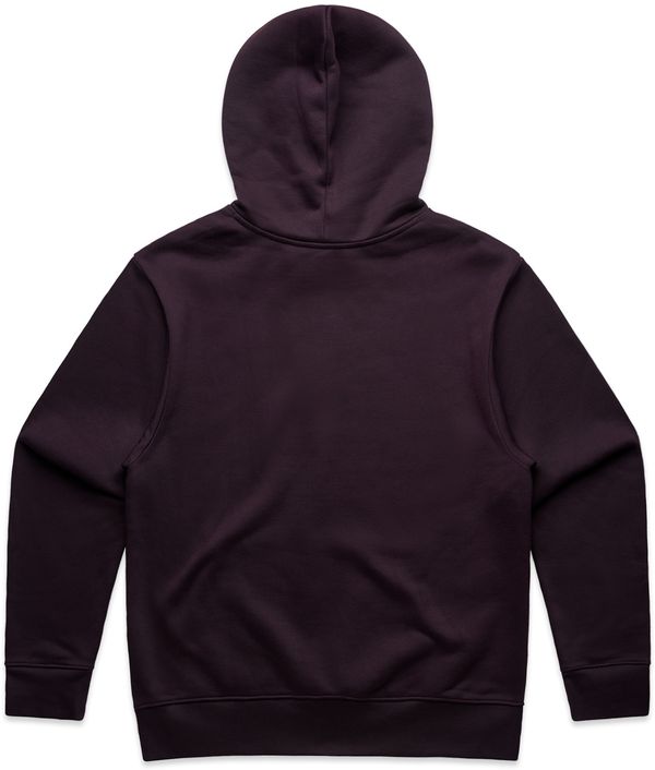 Am image of a Custom AS Colour Mens Heavy Hoodie in Plum!