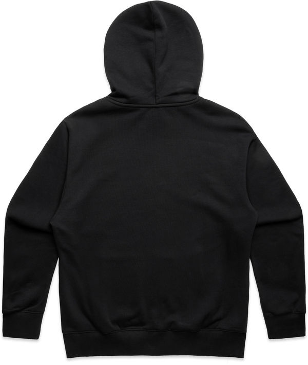 Am image of a Custom AS Colour Heavy Zip Hood in Black!