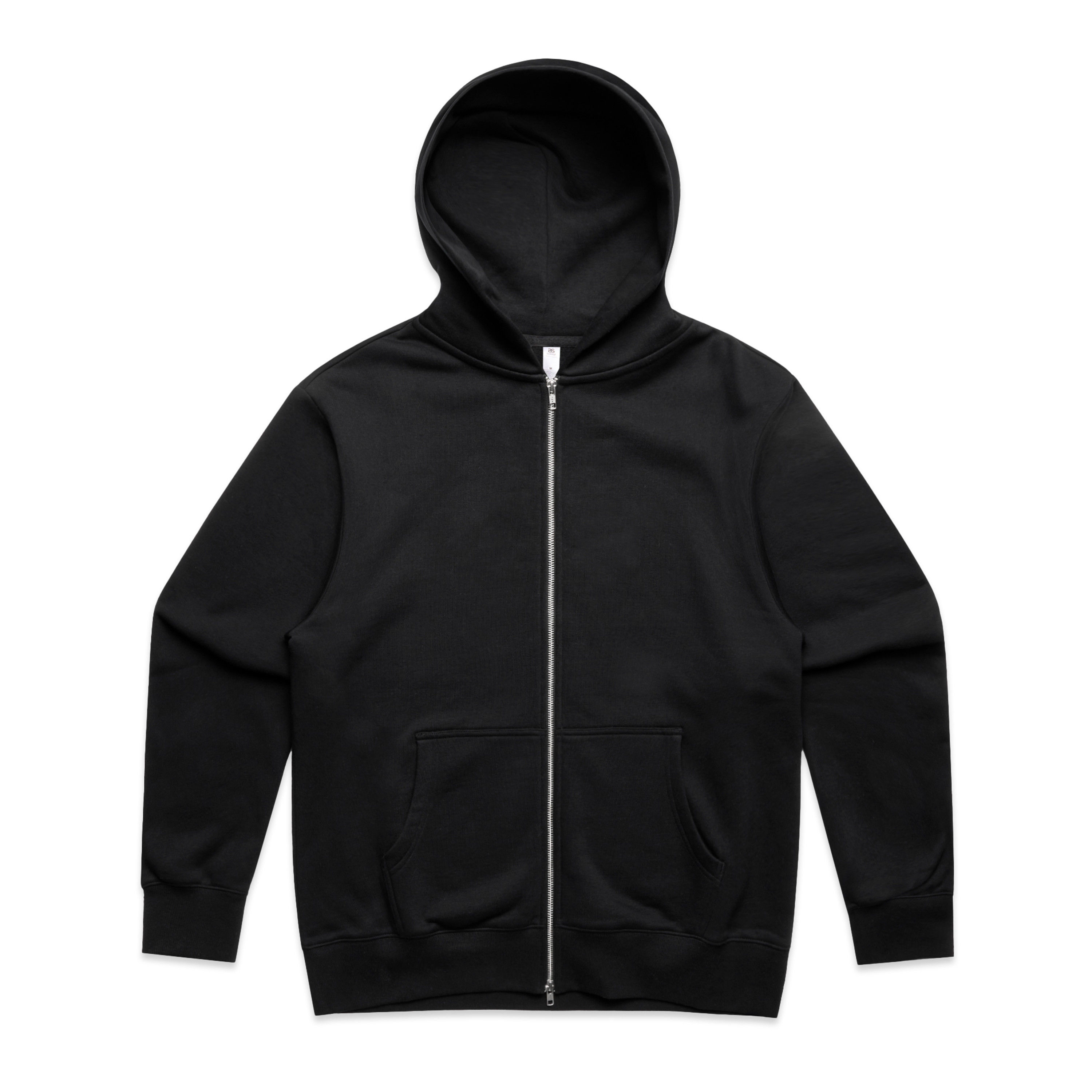 AS Colour Heavy Zip Hood in Black