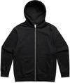 Am image of a Custom AS Colour Heavy Zip Hood in Black!