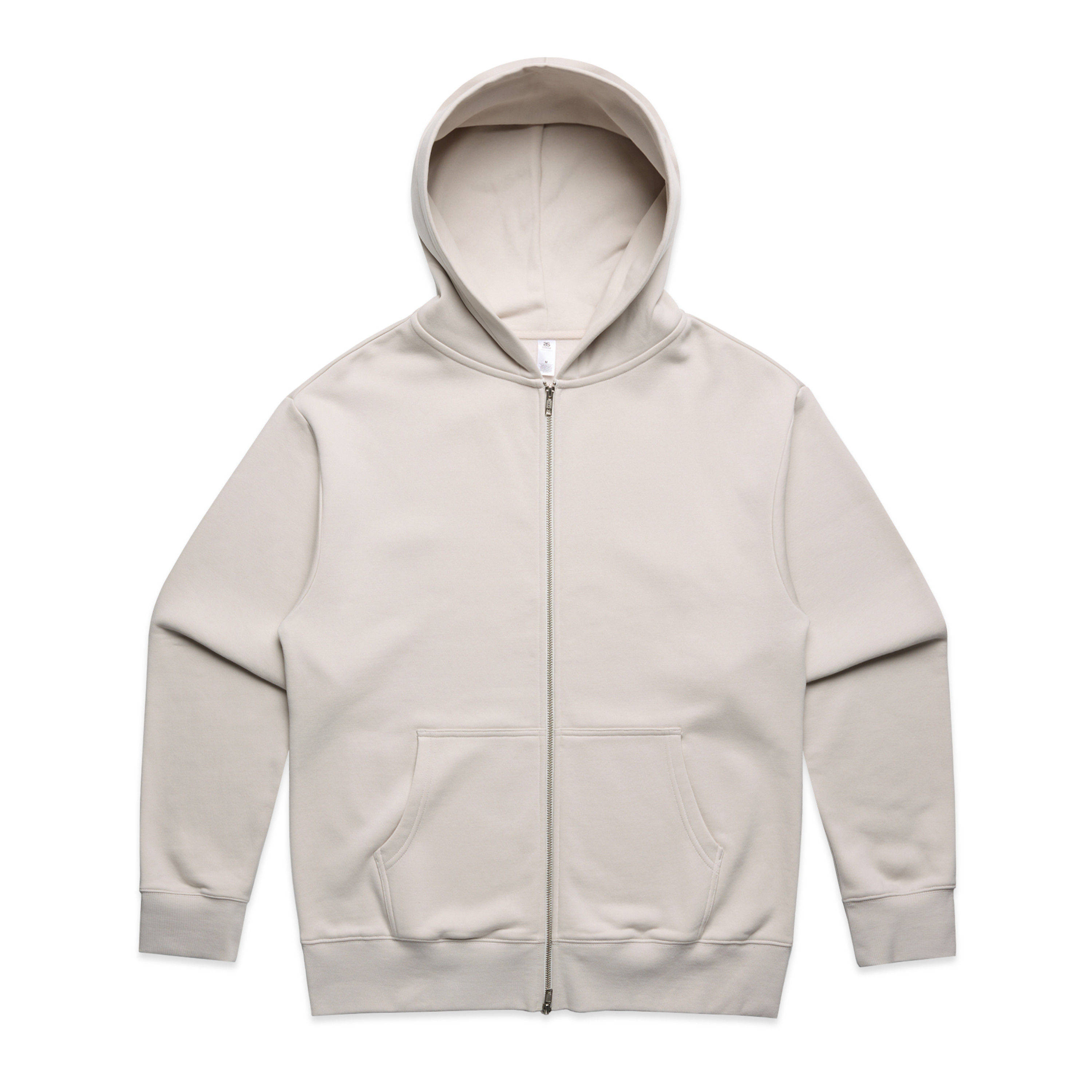 AS Colour Heavy Zip Hood in Bone