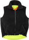 Am image of a Custom Sumaggo High Visibility Reversible Fleece Lined Vest in Lime!