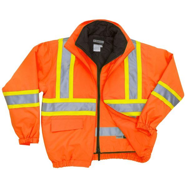 Sumaggo High Visibility 5 in 1 Jacket with 3M Thinsulate Insulation Inner Jacket in Orange