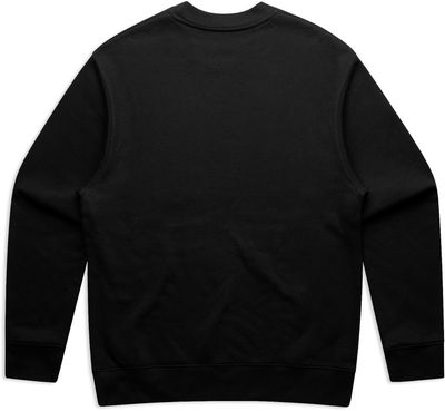 Am image of a Custom AS Colour Mens Relax Crew in Black!