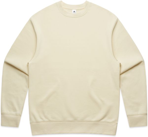Am image of a Custom AS Colour Mens Relax Crew in Butter!