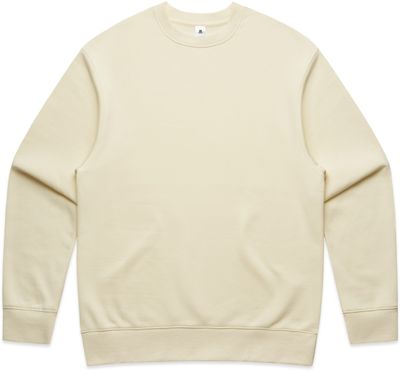 Am image of a Custom AS Colour Mens Relax Crew in Butter!