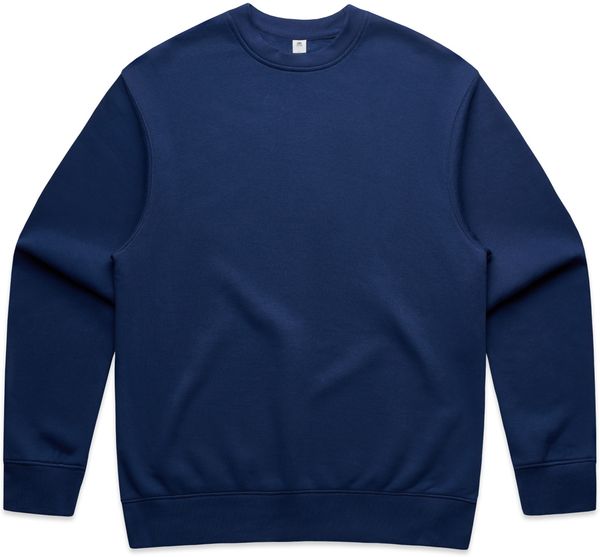 An image of a Custom AS Colour Mens Relax Crew in Cobalt!