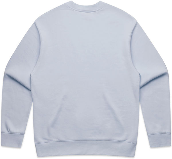 Am image of a Custom AS Colour Mens Relax Crew in Powder!