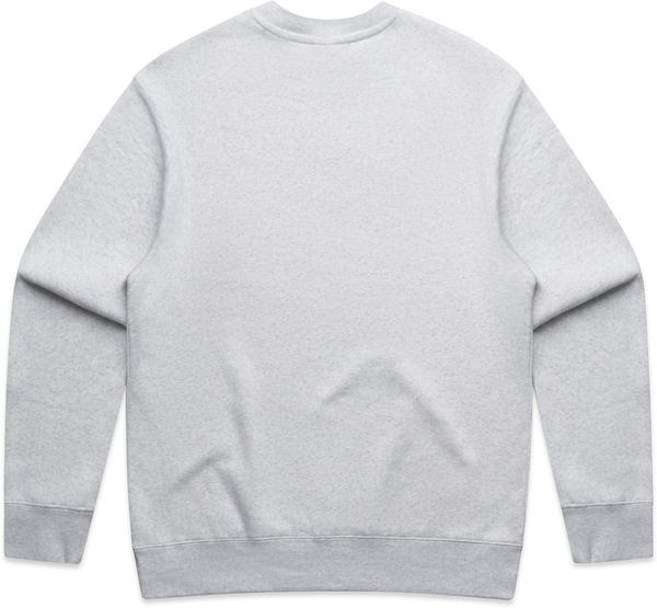 Am image of a Custom AS Colour Mens Relax Crew in White Heather!