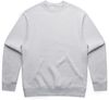 Am image of a Custom AS Colour Mens Relax Crew in White Heather!