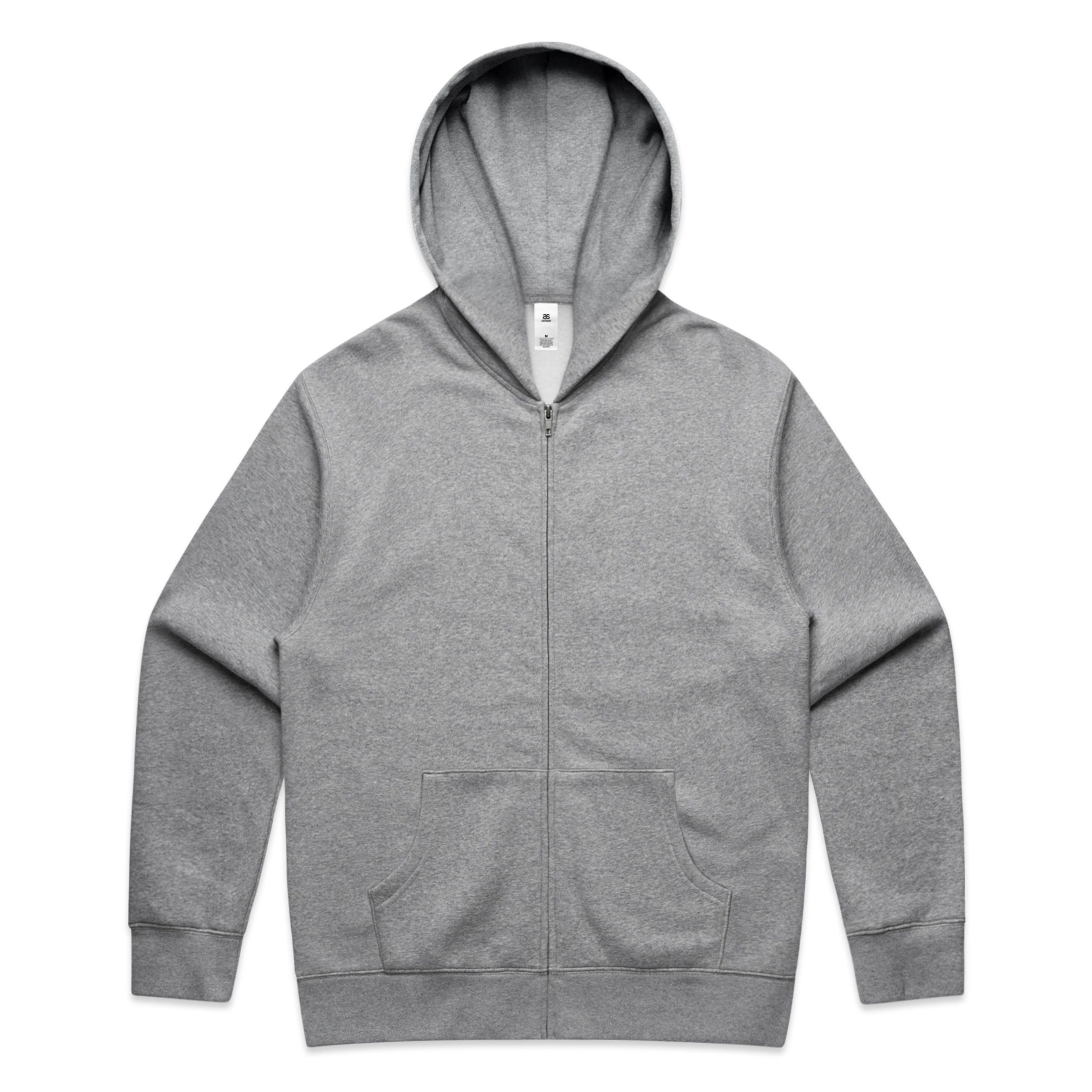 AS Colour Mens Relax Zip in Athletic Heather