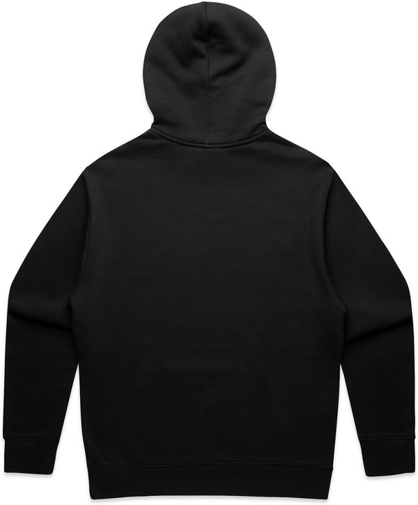 Am image of a Custom AS Colour Relax Half Zip Hood in Black!