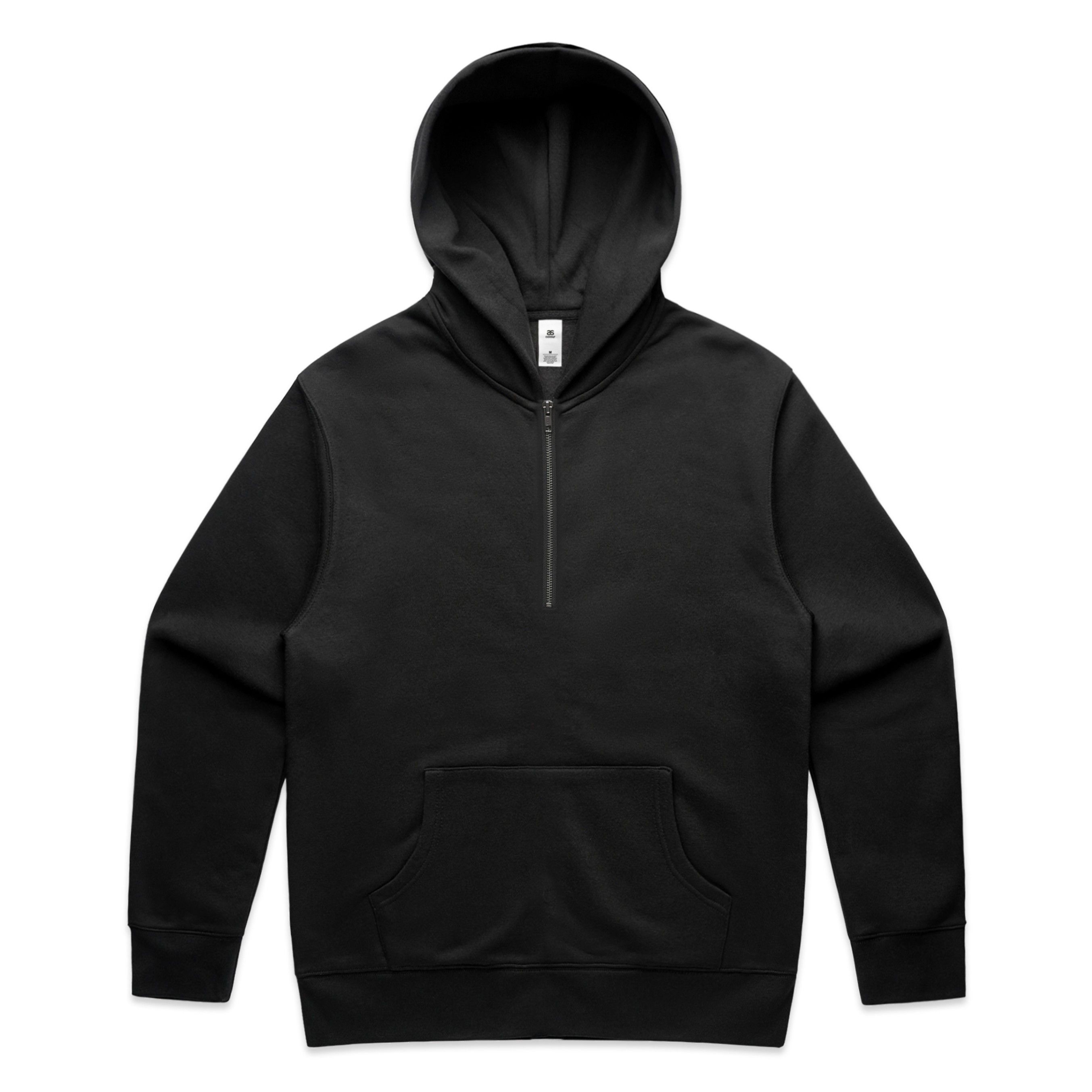AS Colour Relax Half Zip Hood in Black