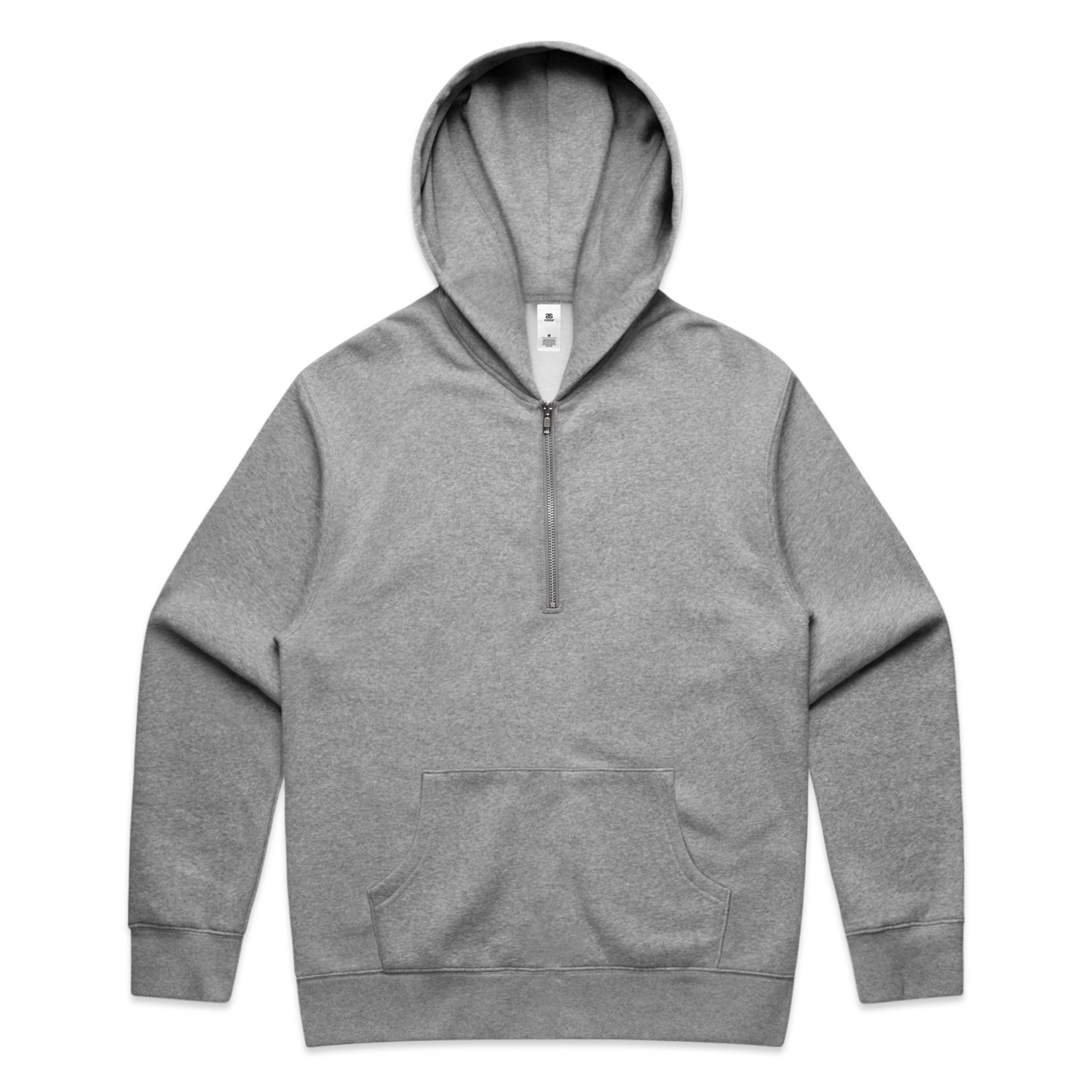 AS Colour Relax Half Zip Hood in Athletic Heather