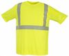 Am image of a Custom Sumaggo High Visibility TShirt With Ventilated Reflective Tapes in Lime!