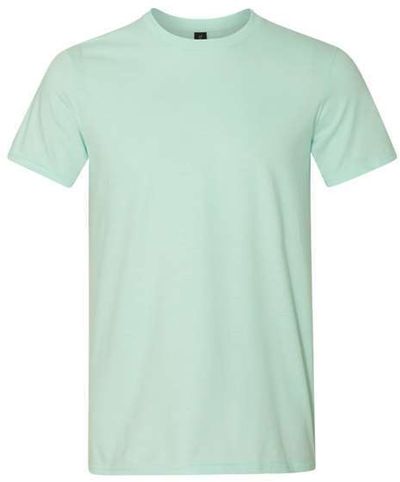 Am image of a Custom Gildan Softstyle Lightweight TShirt in Teal Ice!
