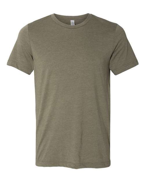 Bella and Canvas Unisex Triblend Tee in Olive Triblend