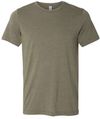 Am image of a Custom Bella and Canvas Unisex Triblend Tee in Olive Triblend!