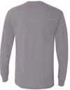 Am image of a Custom Gildan DryBlend Fifty Fifty Long Sleeve T Shirt in Graphite Heather!