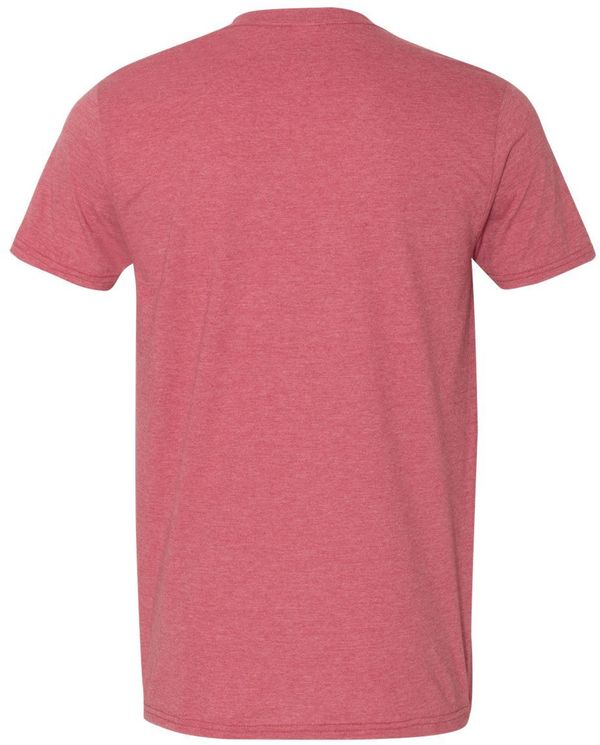 Am image of a Custom Gildan Softstyle T Shirt in Heather Cardinal Red!