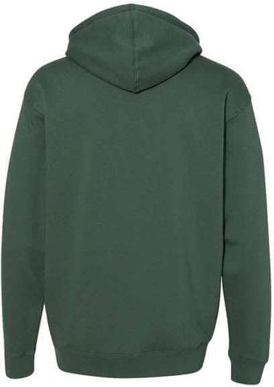 Am image of a Custom Independent Trading Co. Heavyweight Hooded Sweatshirt in Alpine Green!