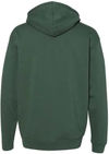 Am image of a Custom Independent Trading Co. Heavyweight Hooded Sweatshirt in Alpine Green!