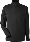 Am image of a Custom Puma Golf Men's Cloudspun Quarter Zip in PUMA BLACK!