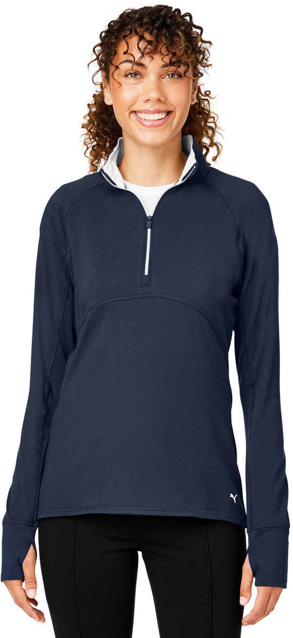An image of a Custom Puma Golf Ladies Gamer Golf Quarter Zip!