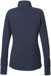 Am image of a Custom Puma Golf Ladies Gamer Golf Quarter Zip in NAVY BLAZER!
