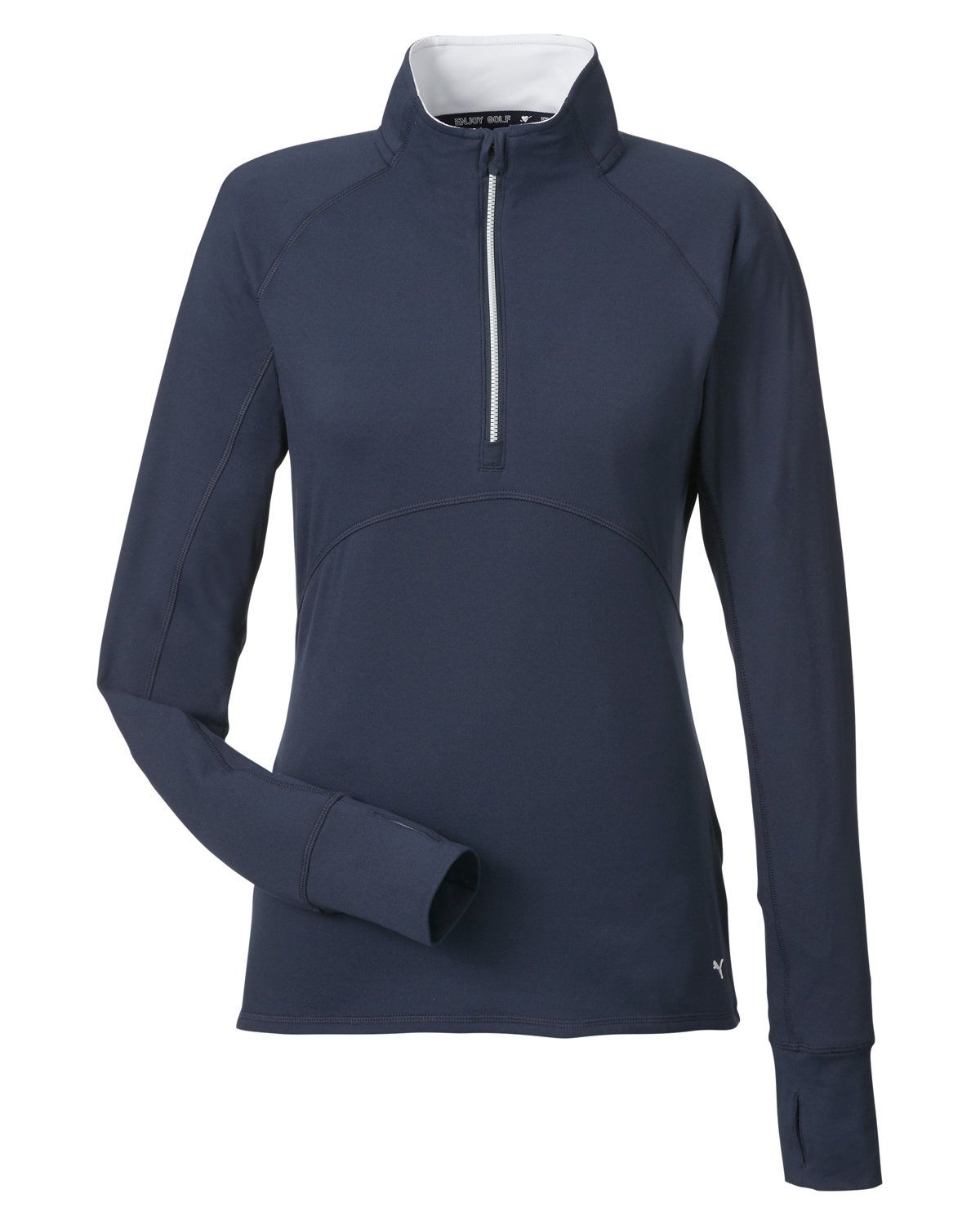 Puma Golf Ladies Gamer Golf Quarter Zip in NAVY BLAZER