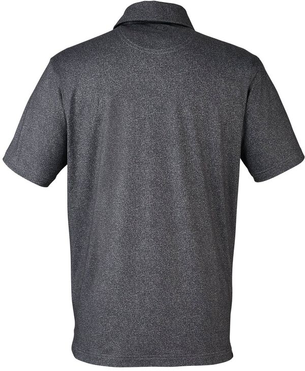 Am image of a Custom Puma Golf Men's Cloudspun Primary Polo in PUMA BLACK!