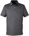 Am image of a Custom Puma Golf Men's Cloudspun Primary Polo in PUMA BLACK!