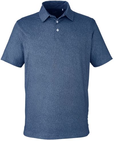 Am image of a Custom Puma Golf Men's Cloudspun Primary Polo in EVENING SKY!