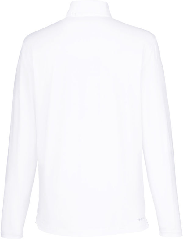 Am image of a Custom Puma Golf Mens Quarter Zip in Bright White!