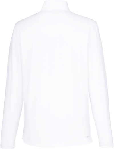 Am image of a Custom Puma Golf Mens Quarter Zip in Bright White!