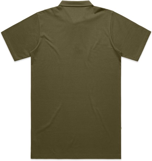 Am image of a Custom AS Colour Men's Chad Polo in Army!